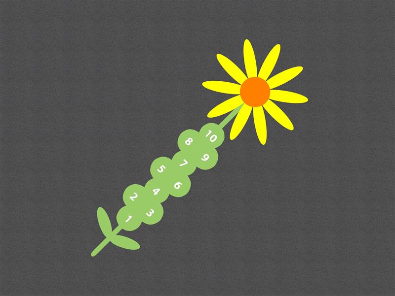 Technical render of a Flower Hopscotch